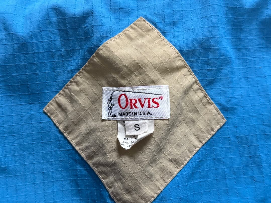 Orvis ビンテージ フィッシングベスト S 青