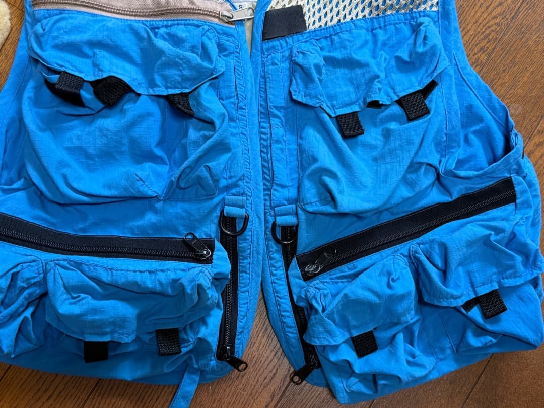 Orvis ビンテージ フィッシングベスト S 青