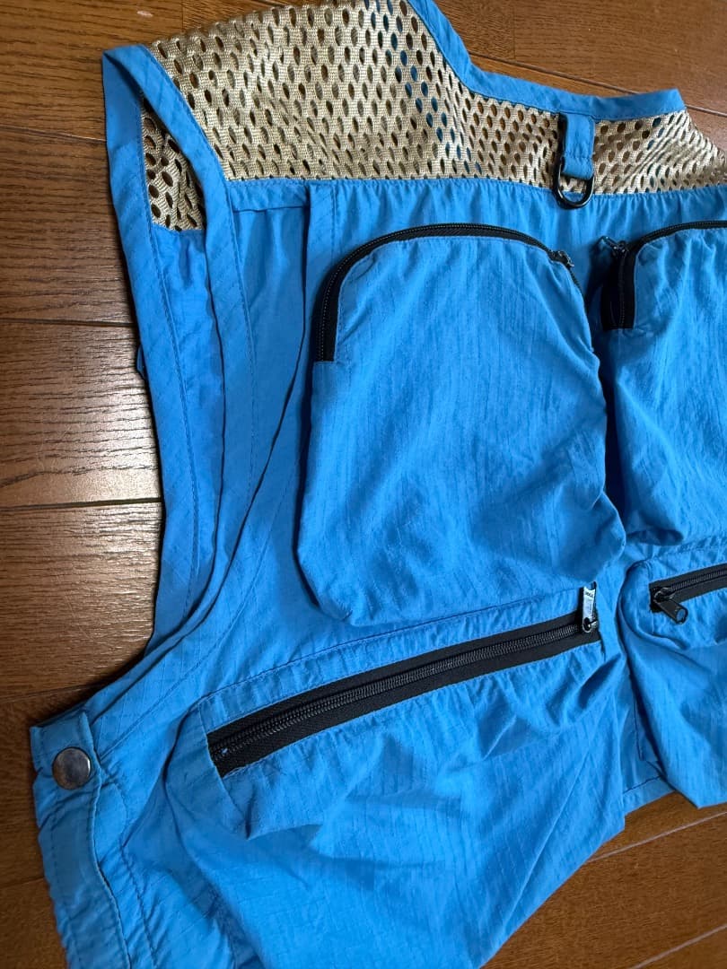 Orvis ビンテージ フィッシングベスト S 青