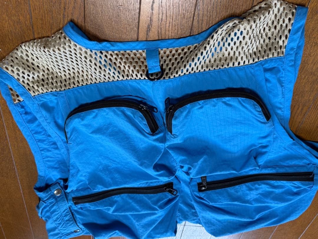 Orvis ビンテージ フィッシングベスト S 青
