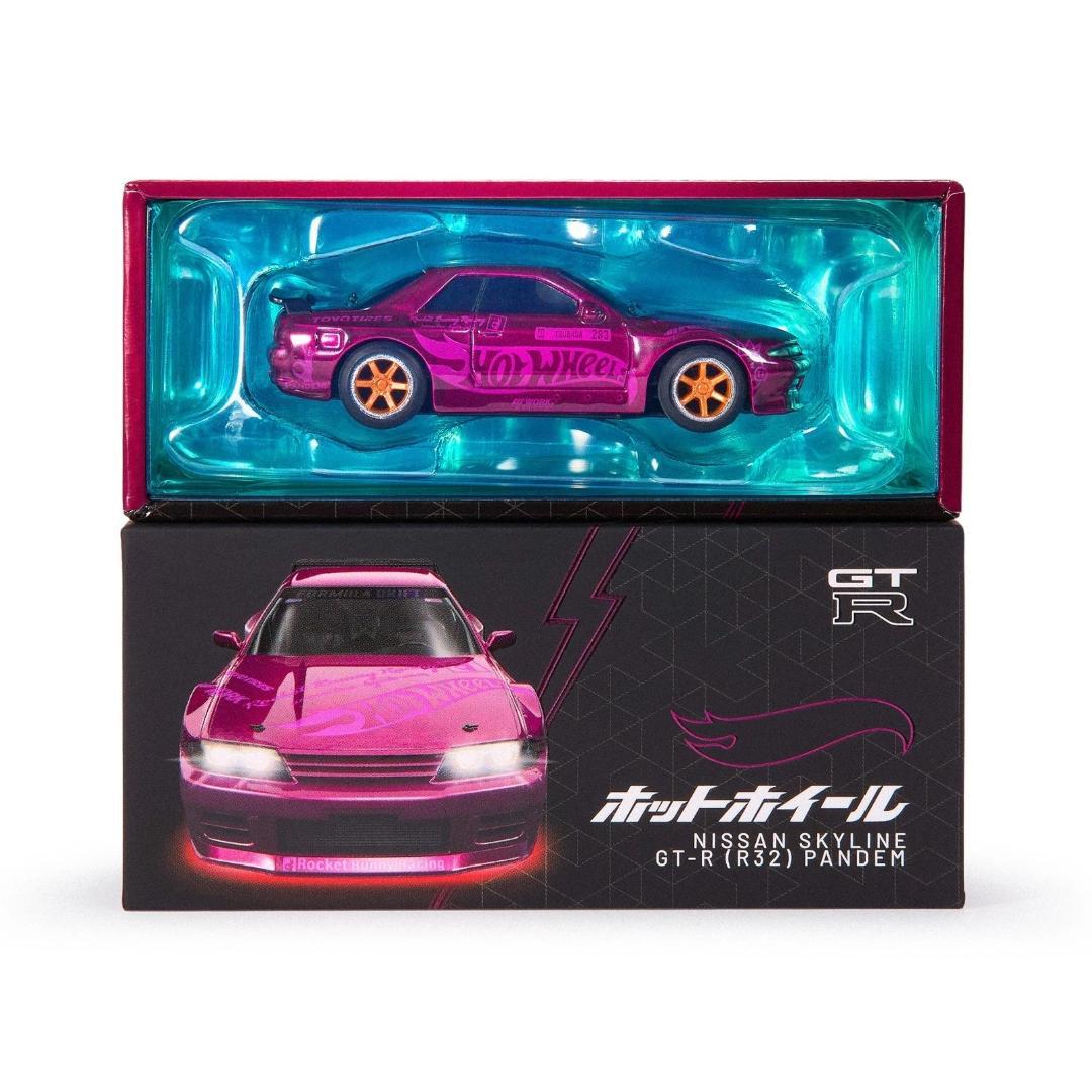 [匿名配送]1/64 ホットウィール ニッサン スカイライン R32 パンデム