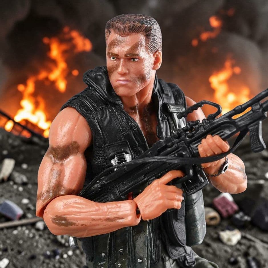 ★未使用 コマンドー アクション フィギュア 海外限定品 シュワルツェネッガー