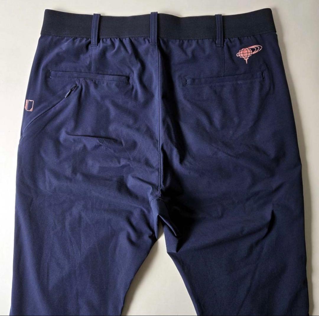 ビームスゴルフオレンジレーベル ドライストレッチロングパンツ L ネイビー
