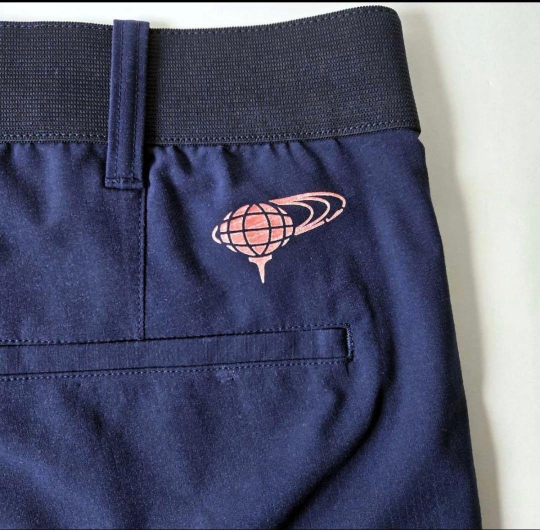 ビームスゴルフオレンジレーベル ドライストレッチロングパンツ L ネイビー