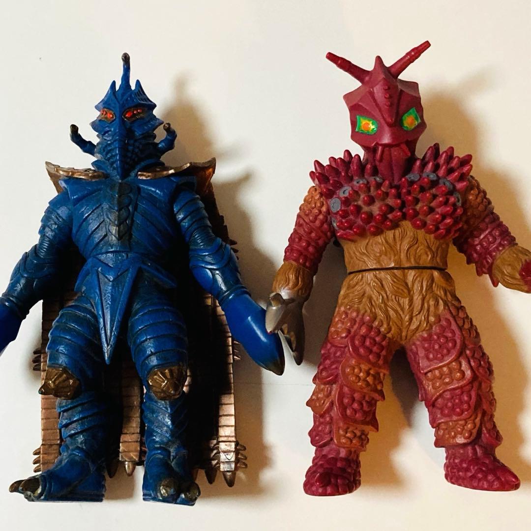 希少✳️ソフビ2個『テンペラー星人&巨大ヤプール ウルトラ怪獣シリーズ』メビウス版