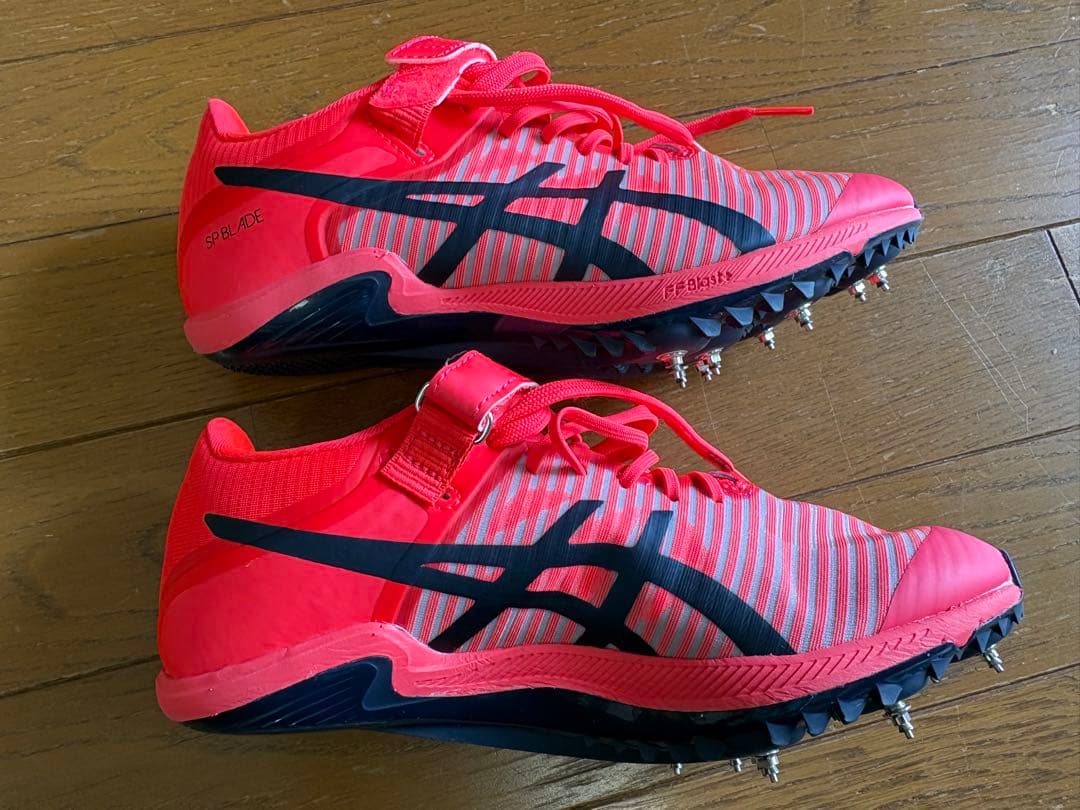 ASICS SP BLADE 10 ピンク　短距離用スパイク23.0cm 箱付