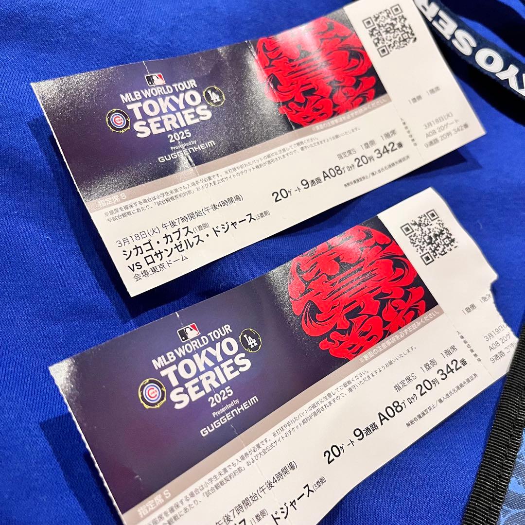 （チケット付き）MLB WORLD 東京ドーム2025 チケットホルダー