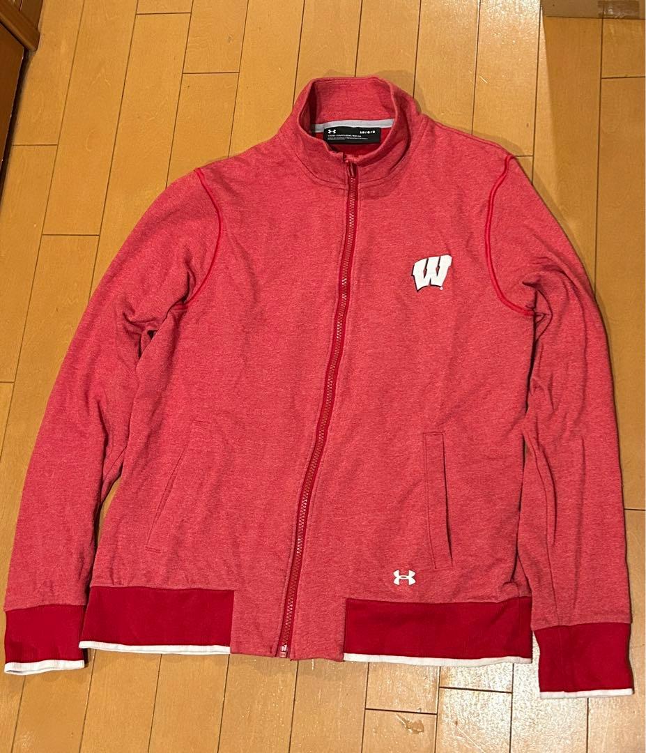 UNDER ARMOURウォームアップジャケットWisconsinBadgers