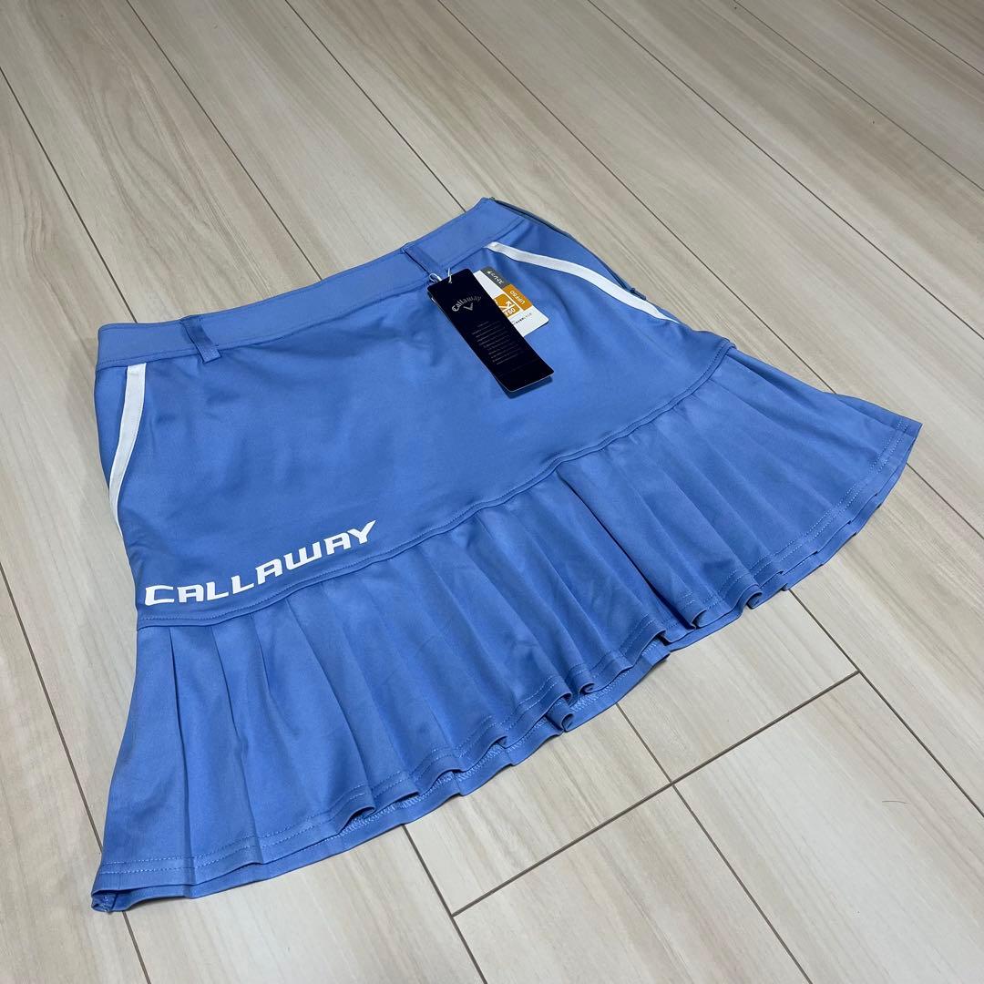 タグ付新品未使用 Callaway キャロウェイ ゴルフウェア スカート ブルー