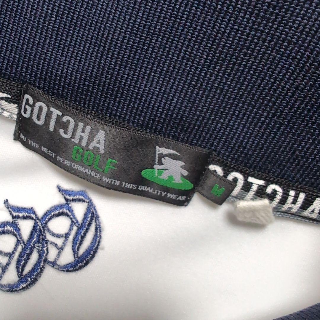 美品　GOTCHA GOLF メンズゴルフジャケット ジャージ　ロゴ刺繍　M