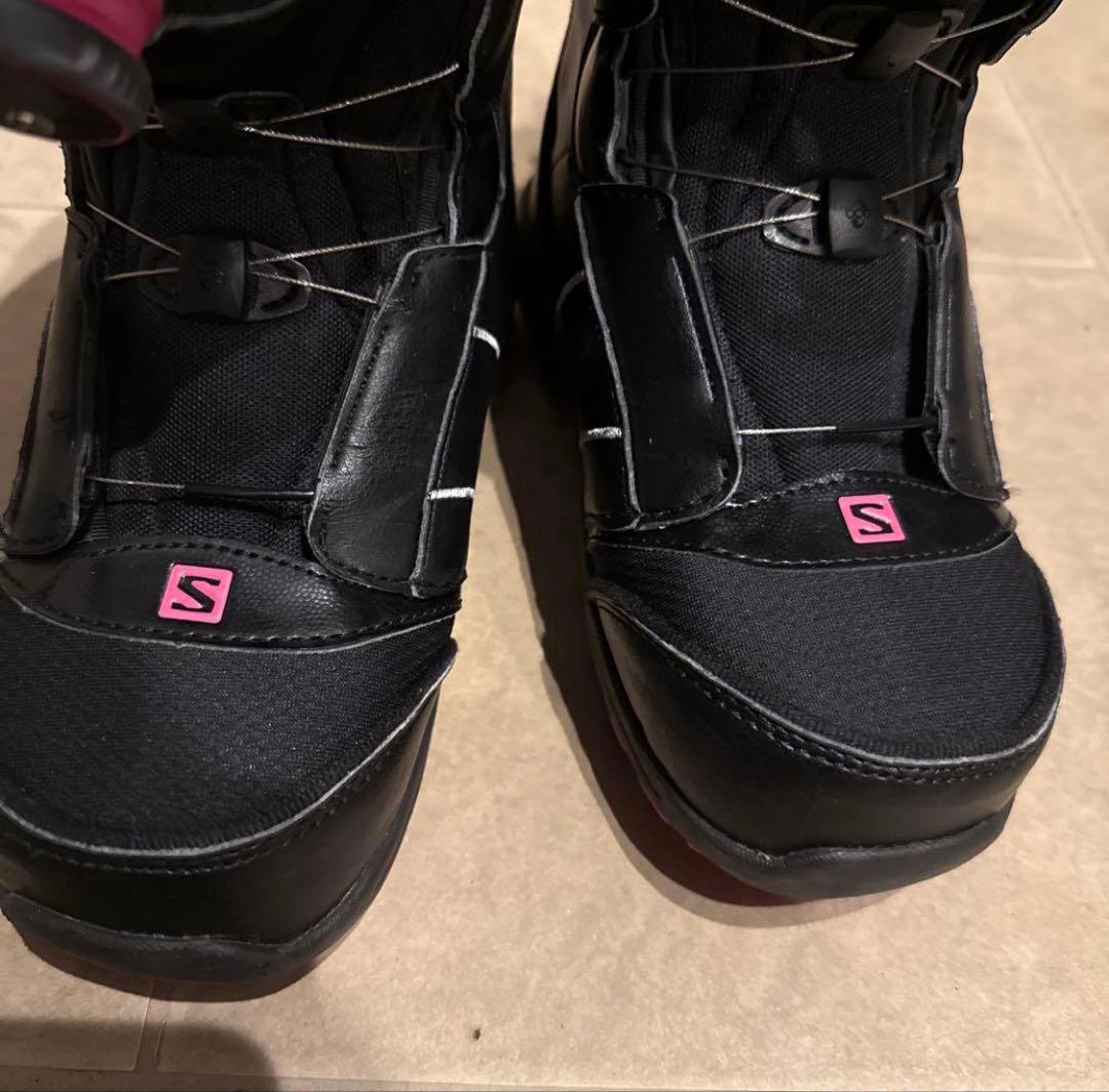 ［美品］SALOMON サロモンスノボーブーツ23.5センチ
