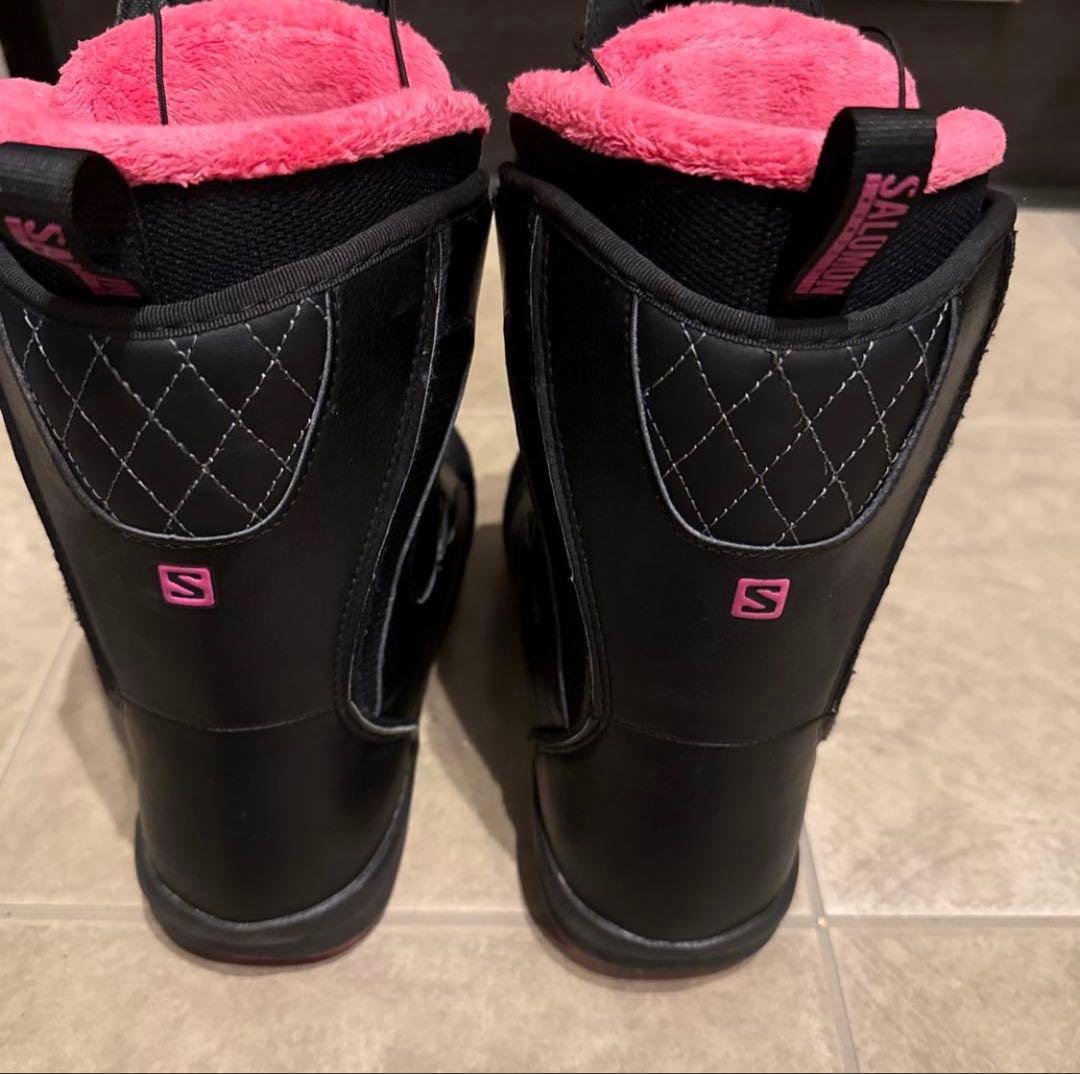 ［美品］SALOMON サロモンスノボーブーツ23.5センチ