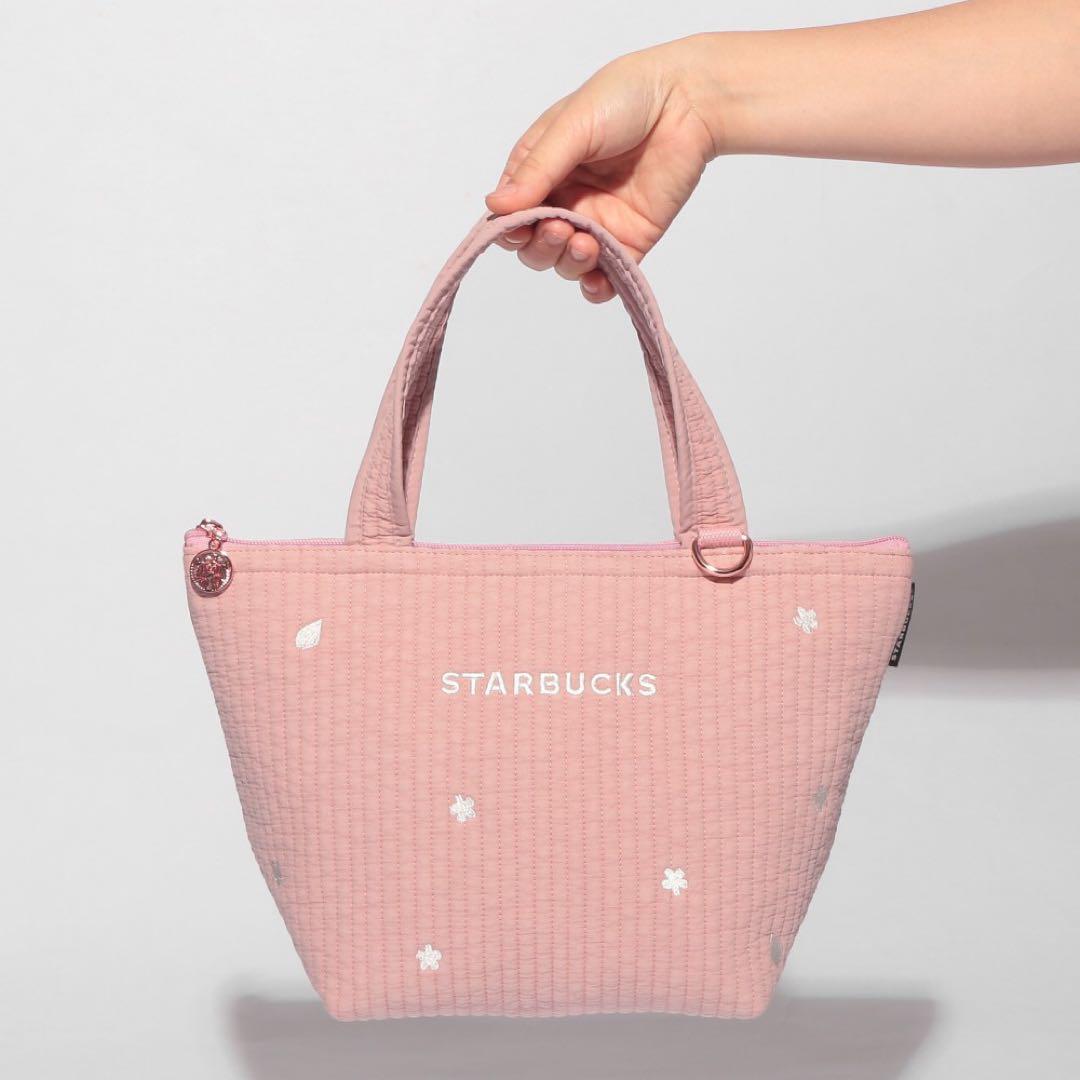 スタバ　桜　保冷バッグ　ピンク　ベアリスタセット