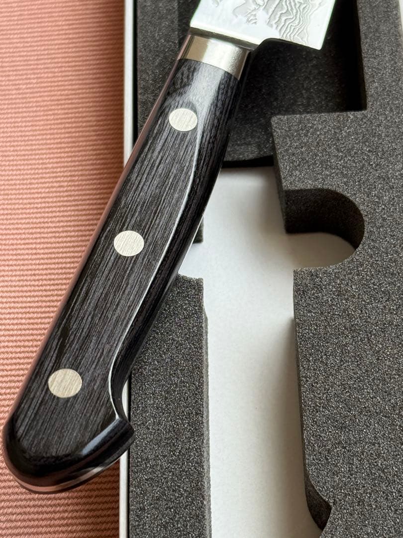 高村刃物製作所　打雲 ぺティナイフ 130mm 木鞘付き