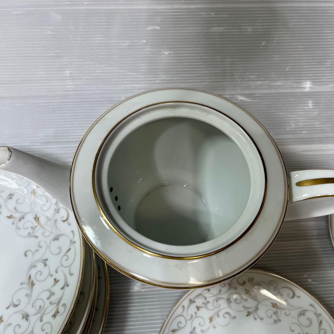 ティーポット　プレート　皿　食器　9点セット　ノリタケ　Noritake5804