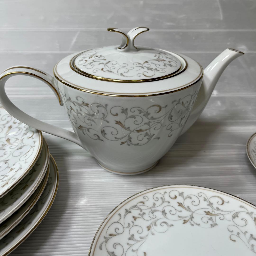 ティーポット　プレート　皿　食器　9点セット　ノリタケ　Noritake5804