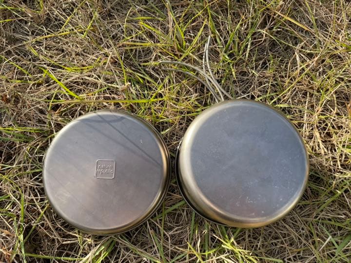 EVERNEW / nature republic チタンクッカーセット　3点