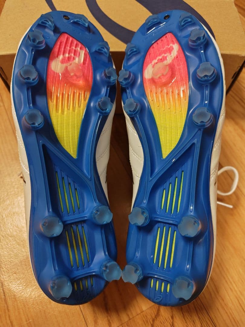 ASICS サッカースパイク DS LIGHT Ｘ−FRY PRO 3白/青