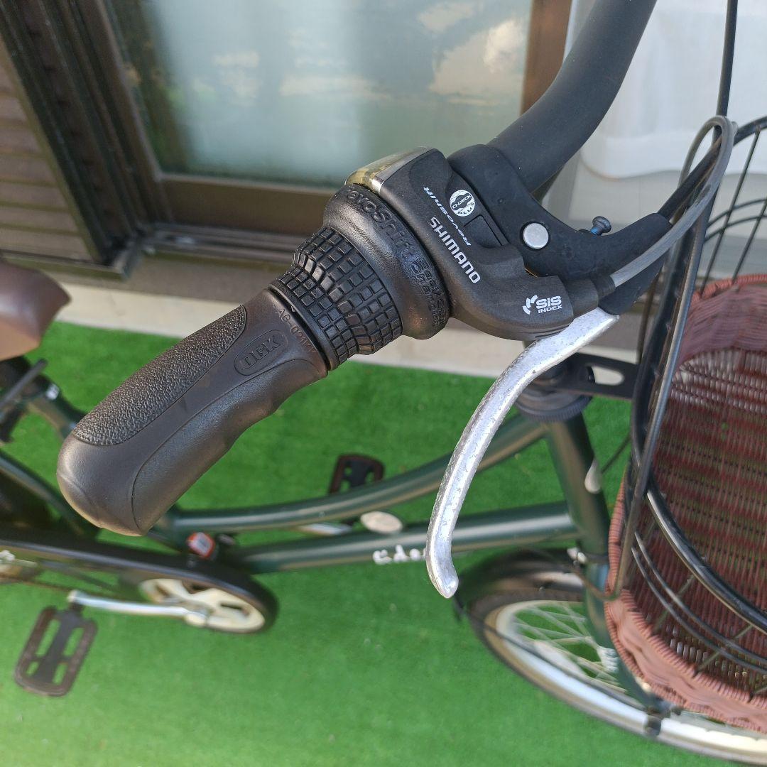 【引取中】子供乗せ自転車 （fides20インチ濃い緑）　非電動