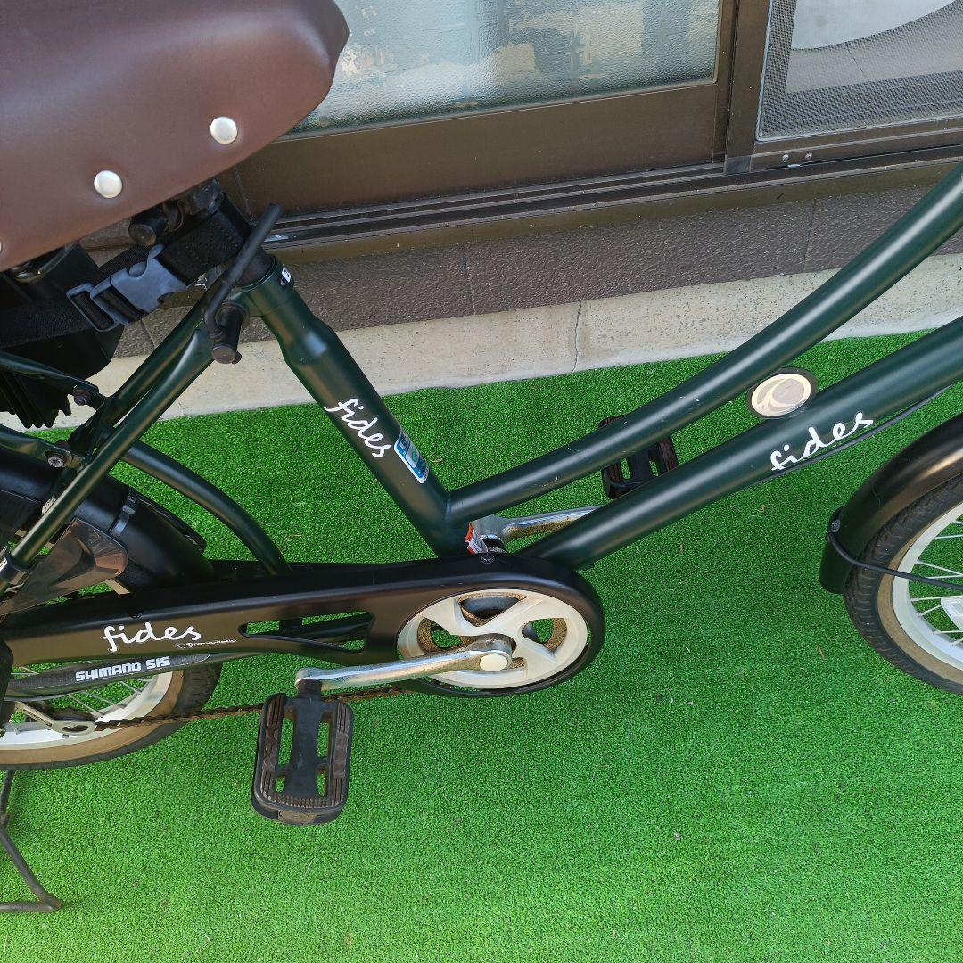 【引取中】子供乗せ自転車 （fides20インチ濃い緑）　非電動