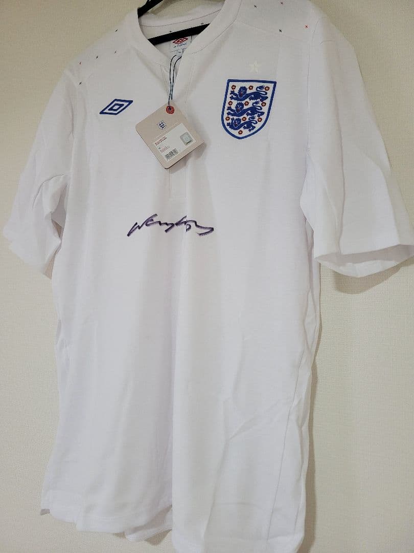 イングランド代表 ルーニー サイン ユニフォーム サッカー 正規品 EURO
