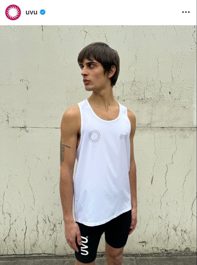 ウォーキング・ランニングウェア UVU Club Singlet White