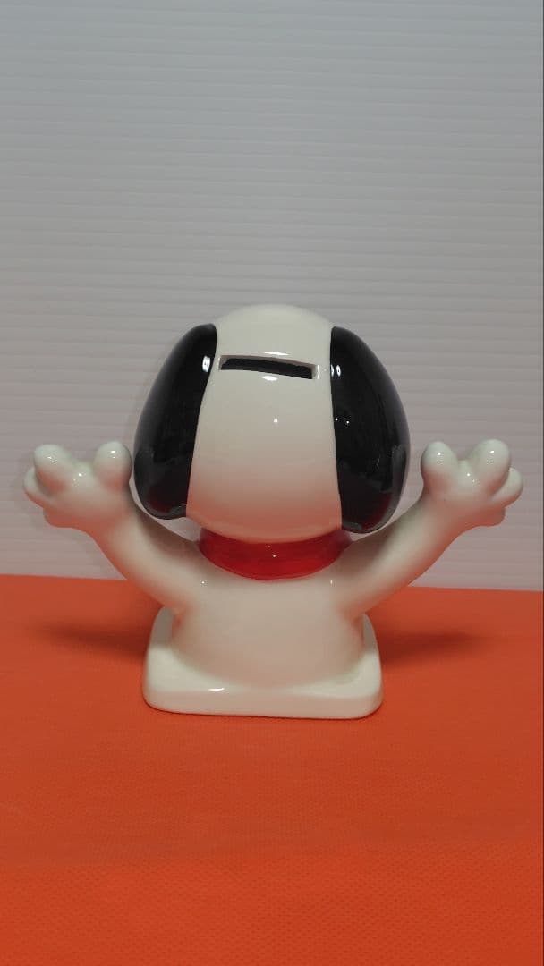 美品　ヴィンテージ　スヌーピー　バンク　陶器製