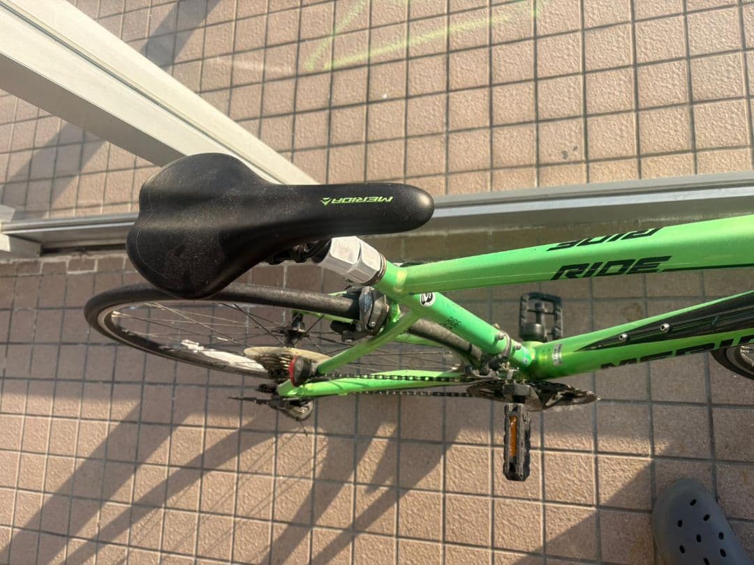 美品 MERIDA RIDE 80 アルミロードバイク グリーン Shimano