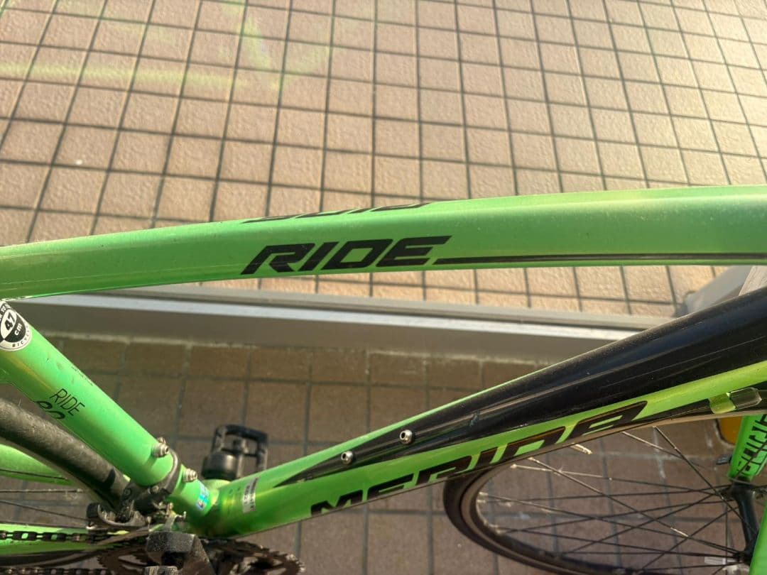 美品 MERIDA RIDE 80 アルミロードバイク グリーン Shimano