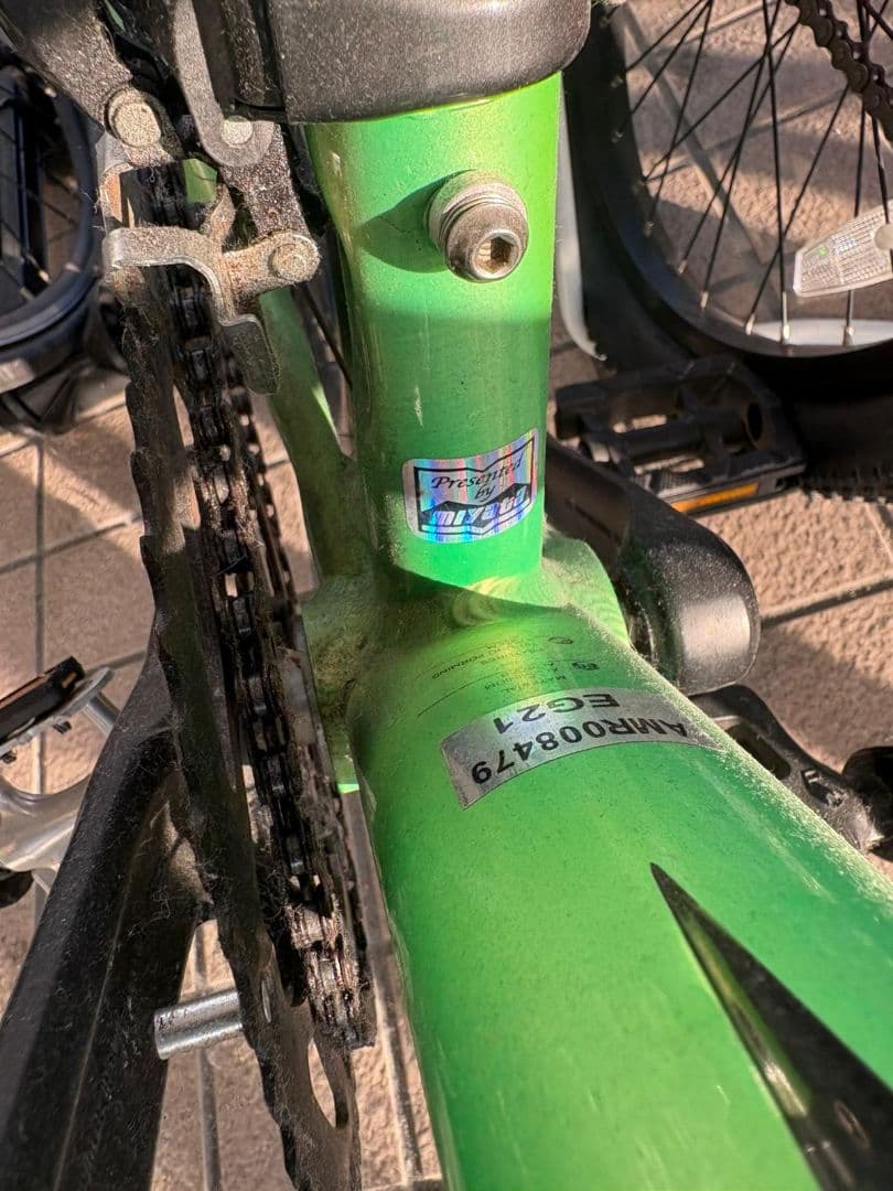 美品 MERIDA RIDE 80 アルミロードバイク グリーン Shimano