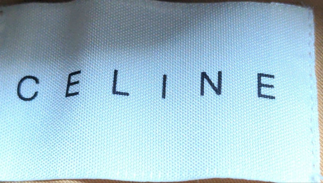 CELINEセリーヌ ダウン フェザー 肩当てベスト 日本製 西川　マカダム柄