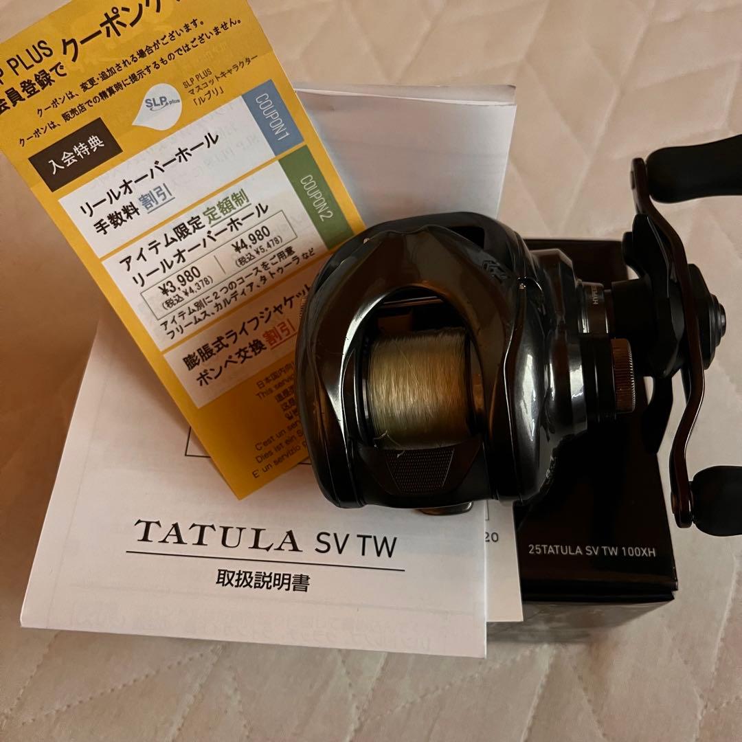 25TATULA SV TW 100XH 8.1ベイトリール