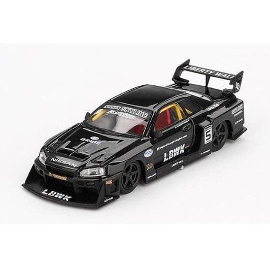 1/64 1セット限定 白&赤黒&黒 LB-ER34 スカイライン (y241)