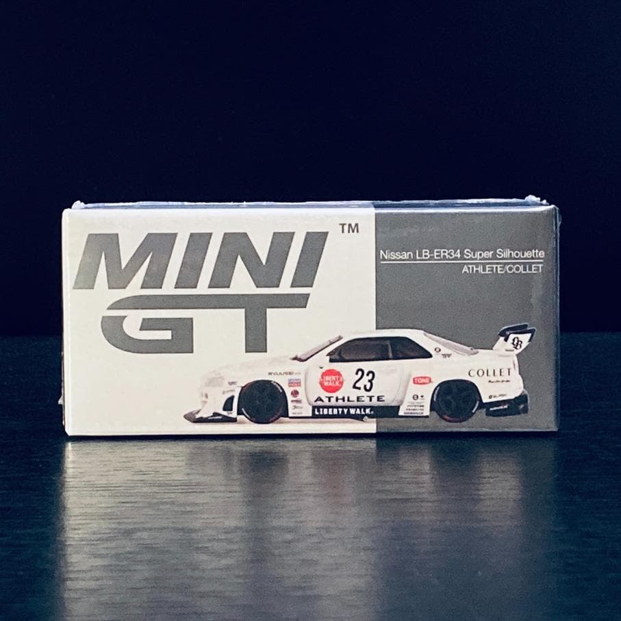 1/64 1セット限定 白&赤黒&黒 LB-ER34 スカイライン (y241)