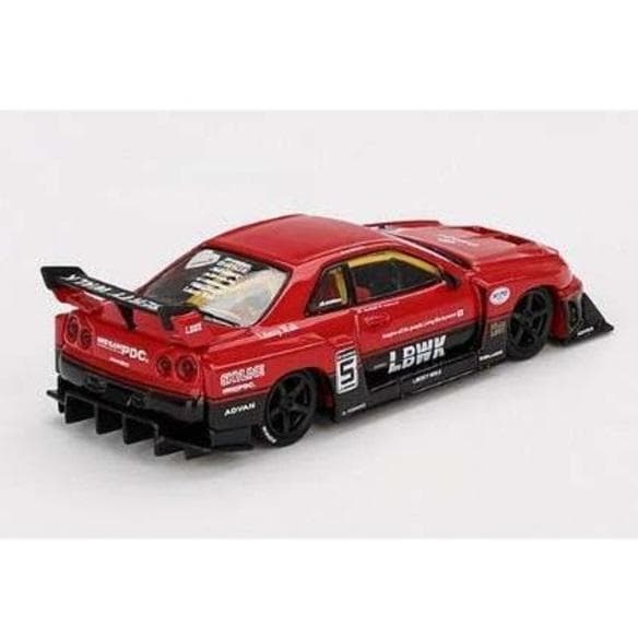 1/64 1セット限定 白&赤黒&黒 LB-ER34 スカイライン (y241)