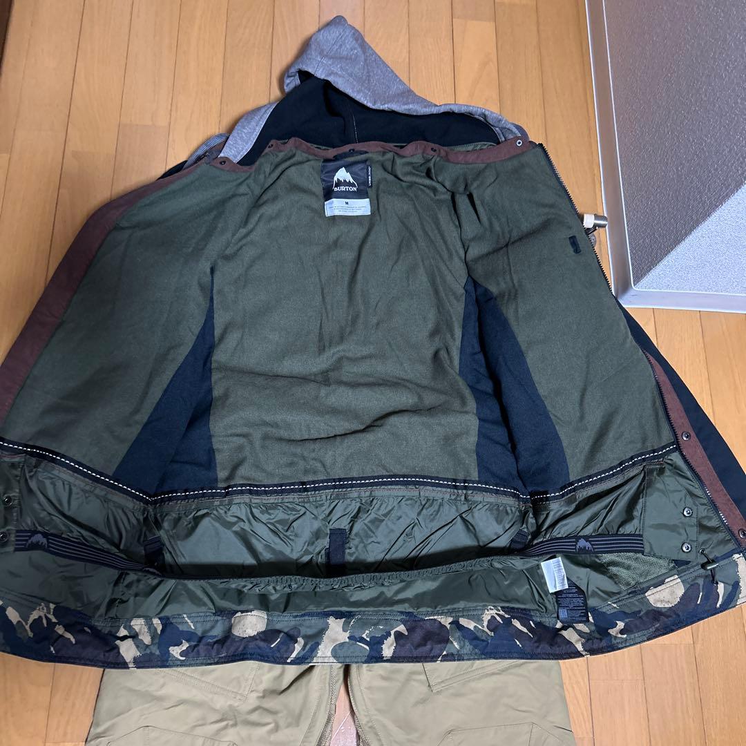 BURTON 迷彩柄上下セット
