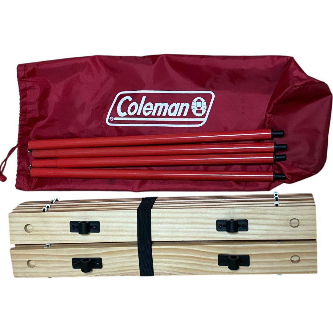 Coleman(コールマン) アウトドアワゴンウッドロールテーブル