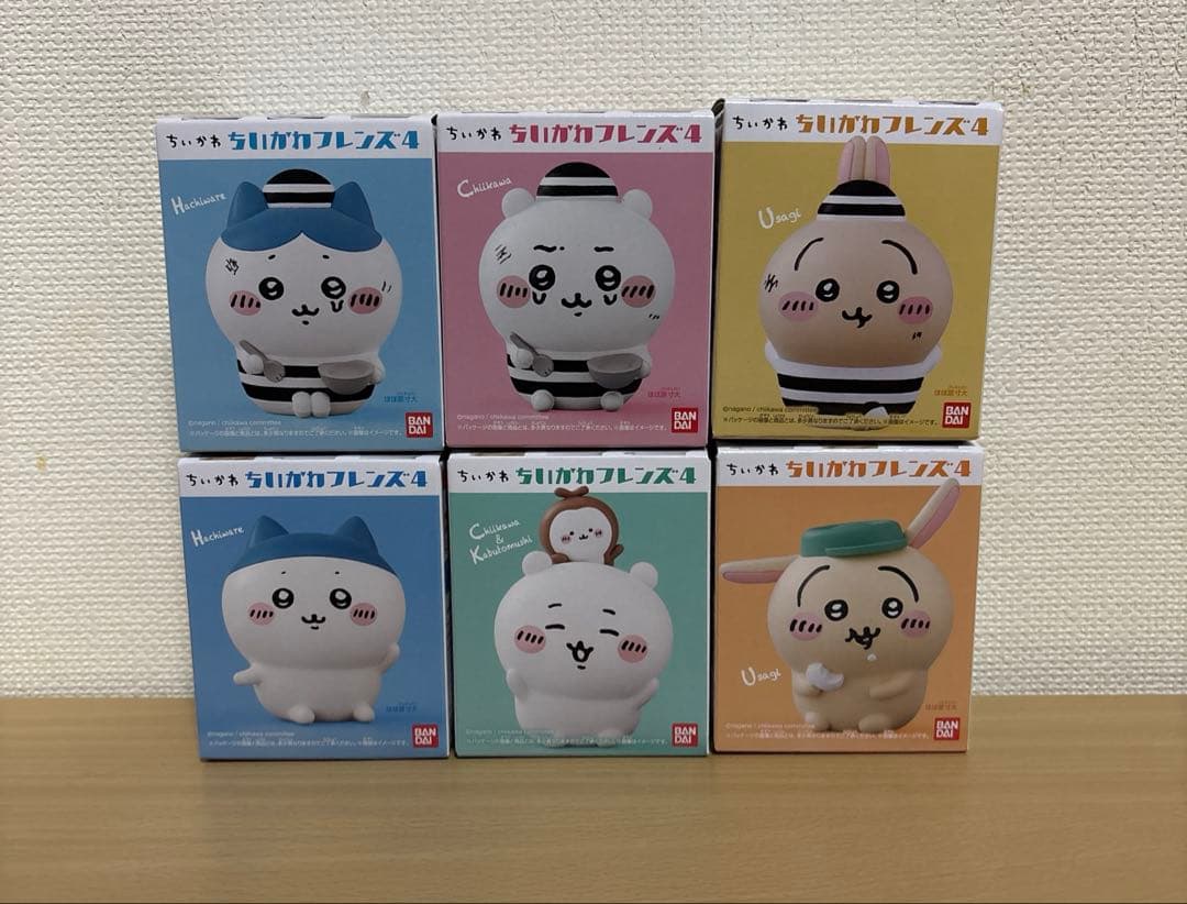 ちいかわフレンズ1〜4 ちいかわ・ハチワレ・うさぎ　合計18個