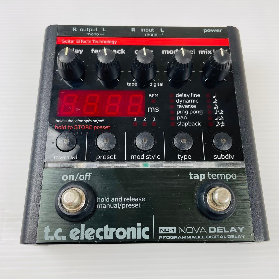 動作品　t.c. electronic ND-1 NOVA DELAY