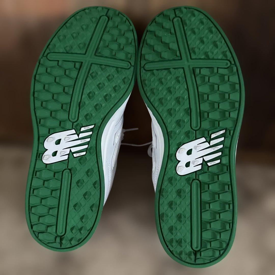 New Balance 574 ホワイト ゴルフシューズ