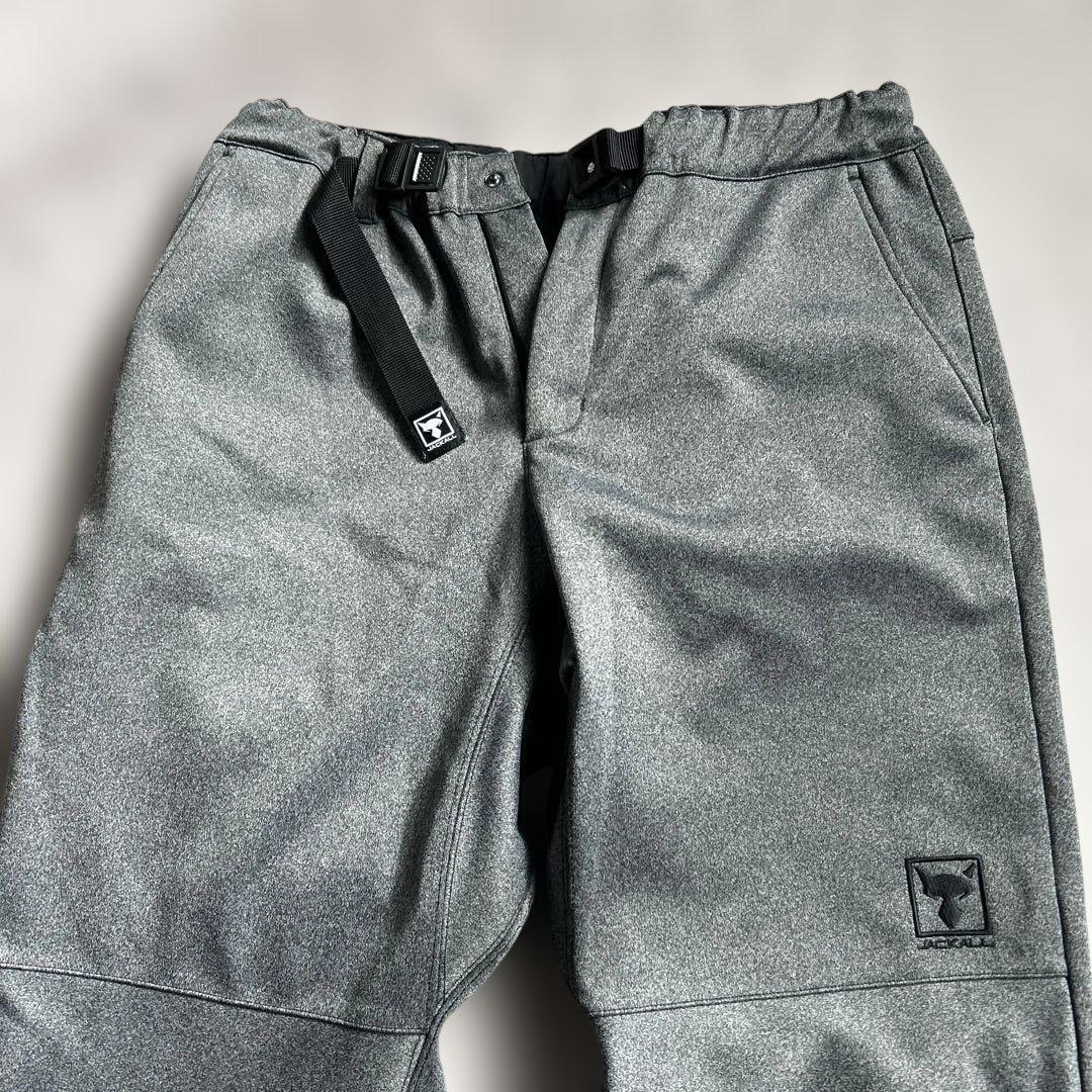 JACKALL ソフトシェル　フィッシングパンツ グレー XL