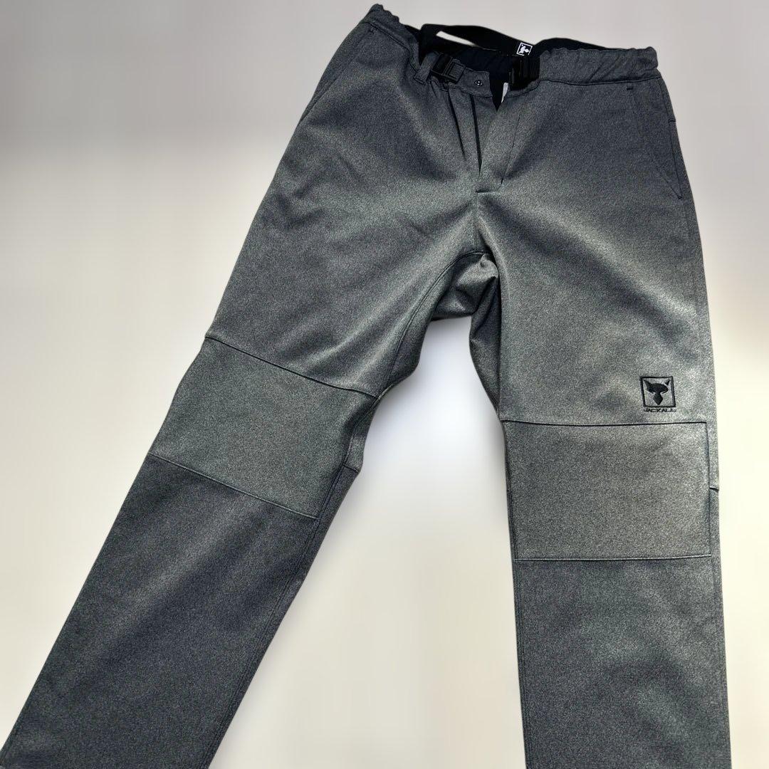 JACKALL ソフトシェル　フィッシングパンツ グレー XL