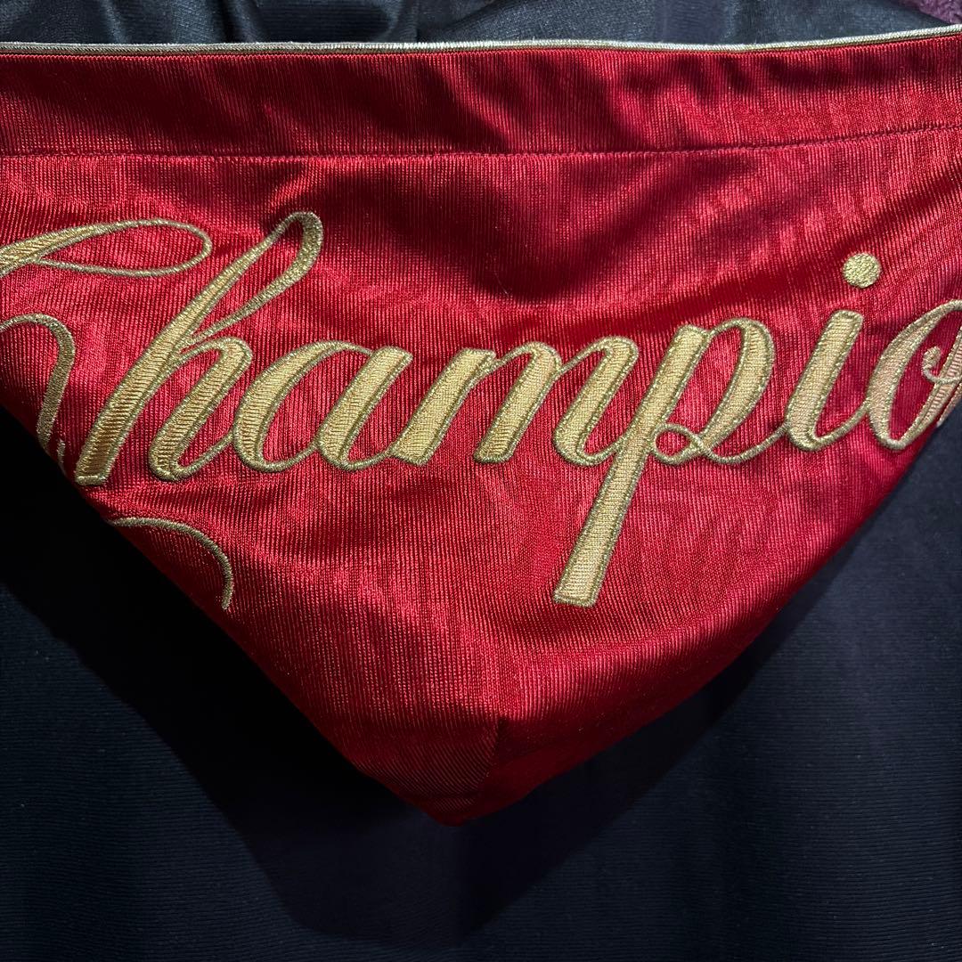 Champion ボクシングウェア Lサイズ 黒/赤　魔裟斗モデル