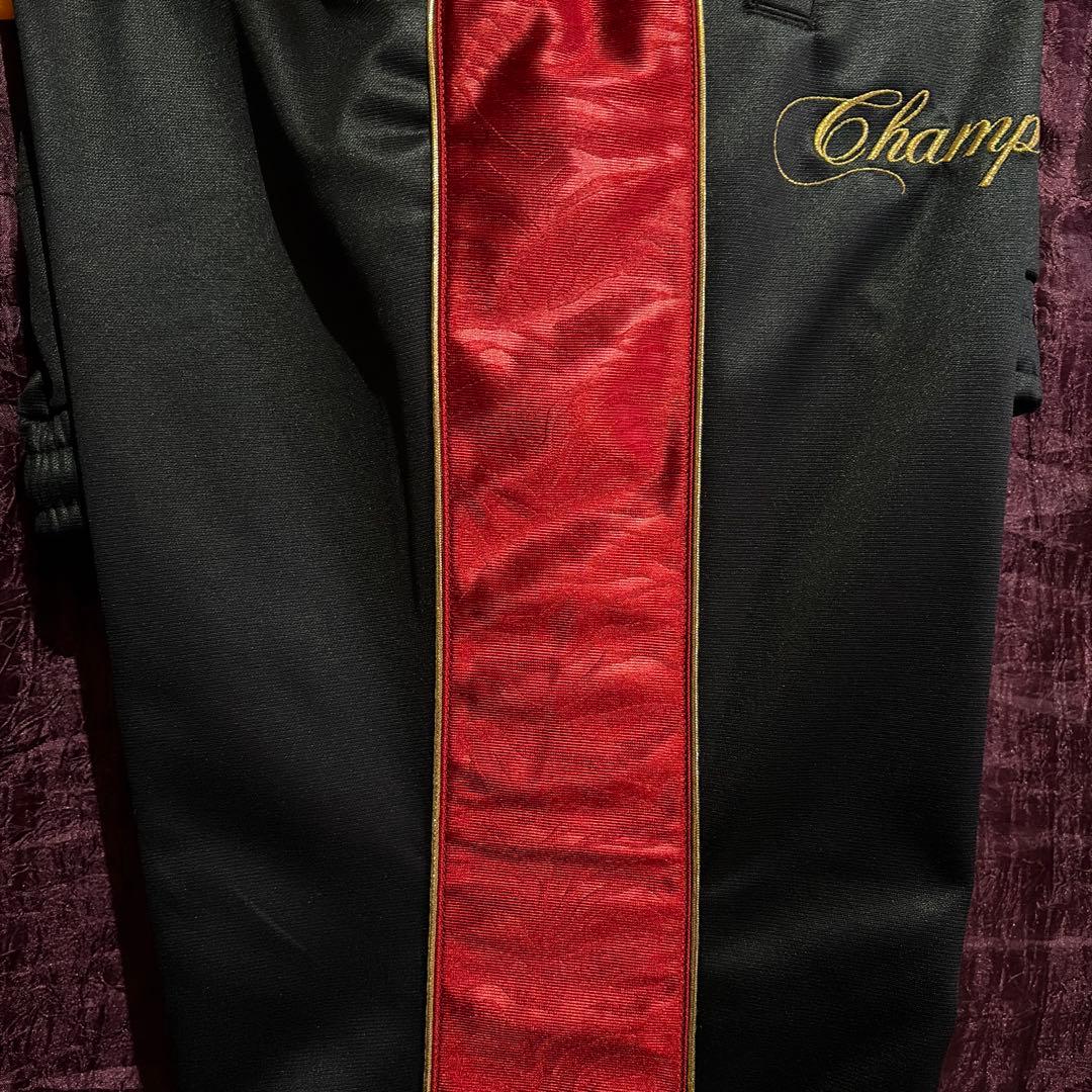 Champion ボクシングウェア Lサイズ 黒/赤　魔裟斗モデル