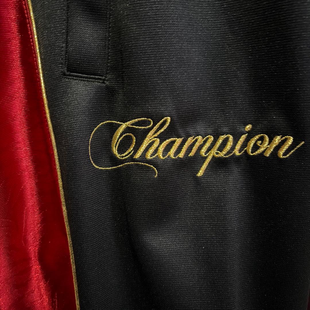 Champion ボクシングウェア Lサイズ 黒/赤　魔裟斗モデル