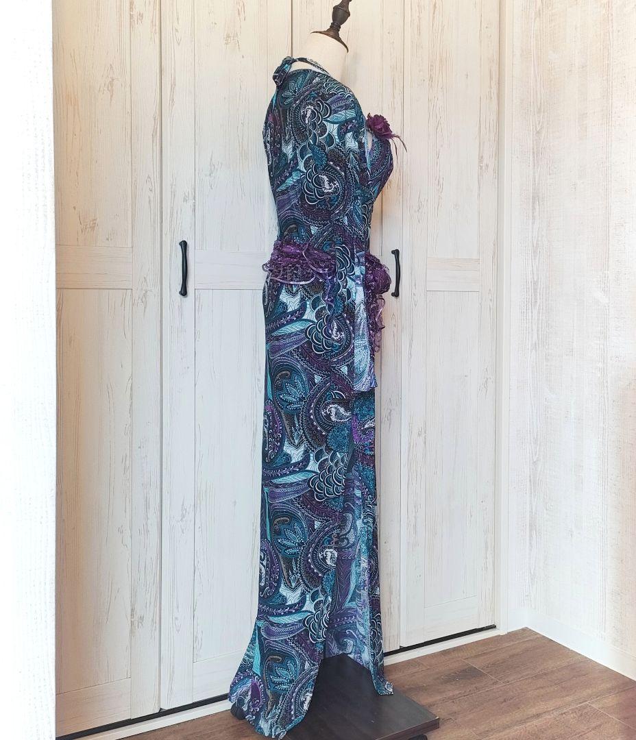 ★新品★ベリーダンス衣装セットバラディドレス　レッスン着ウェア練習着　サイーディ