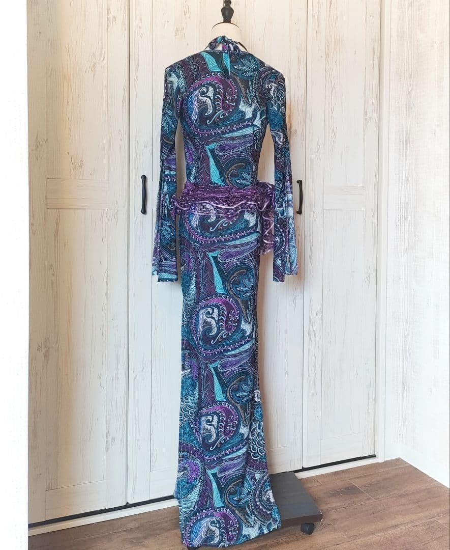 ★新品★ベリーダンス衣装セットバラディドレス　レッスン着ウェア練習着　サイーディ