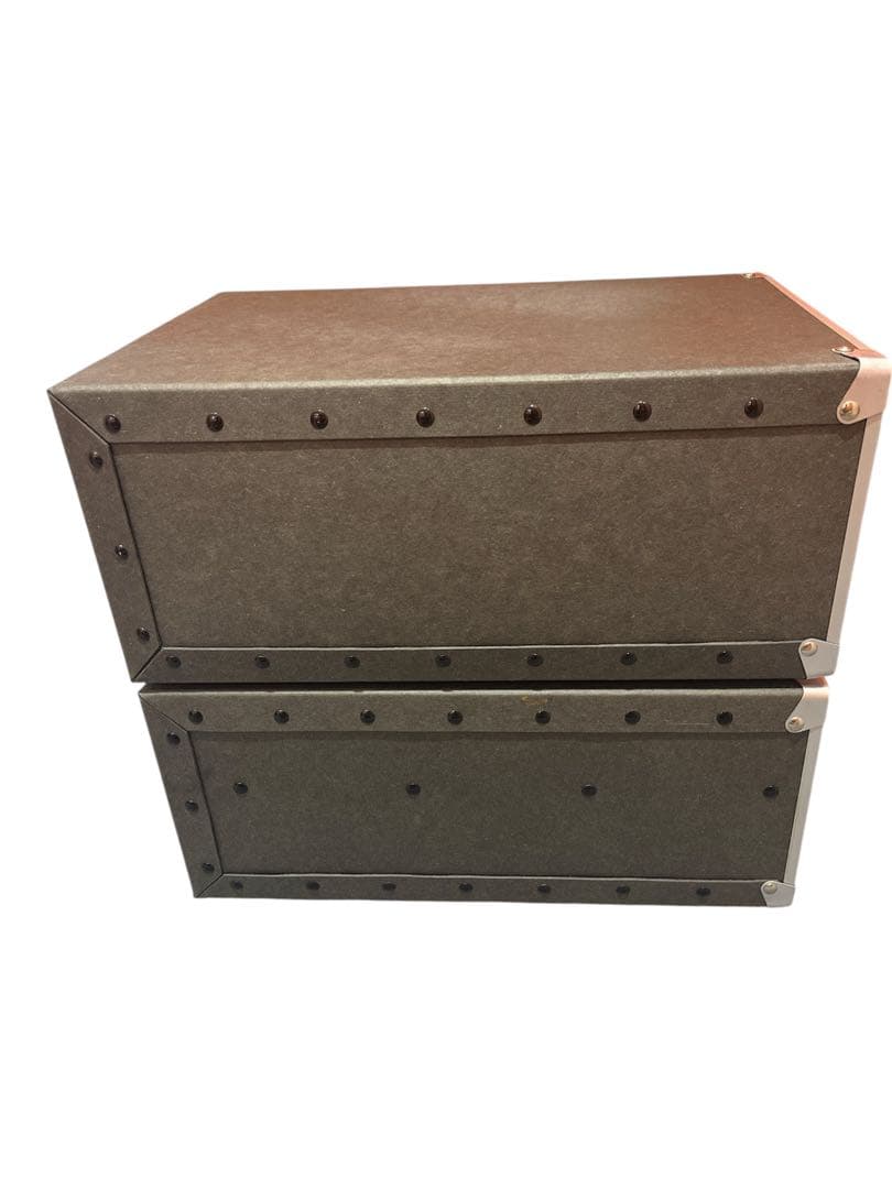 【お盆セール】MUJI無印良品 硬質パルプ引出し2個　美品②