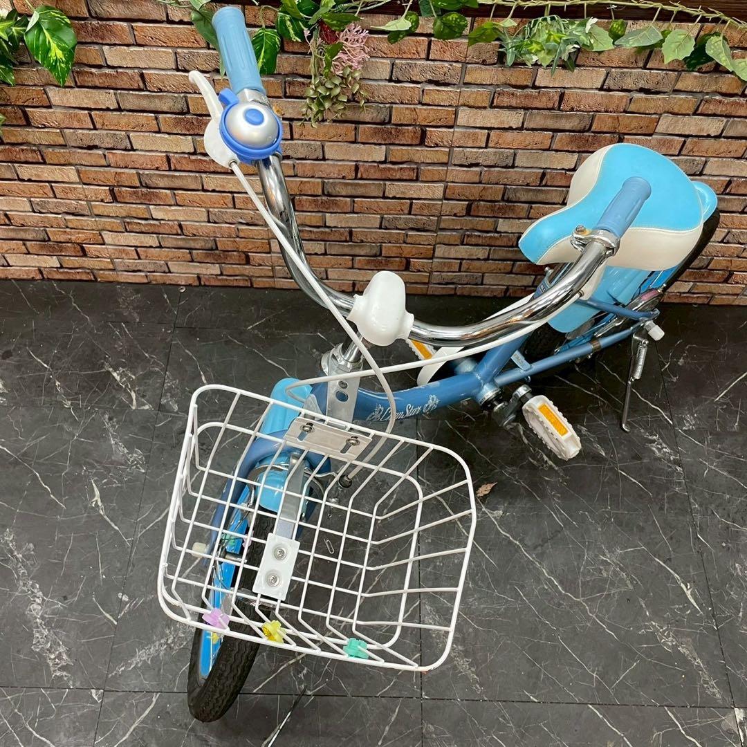 【127】子供用自転車 子供車 Chan Star ブルー 16インチ シングル