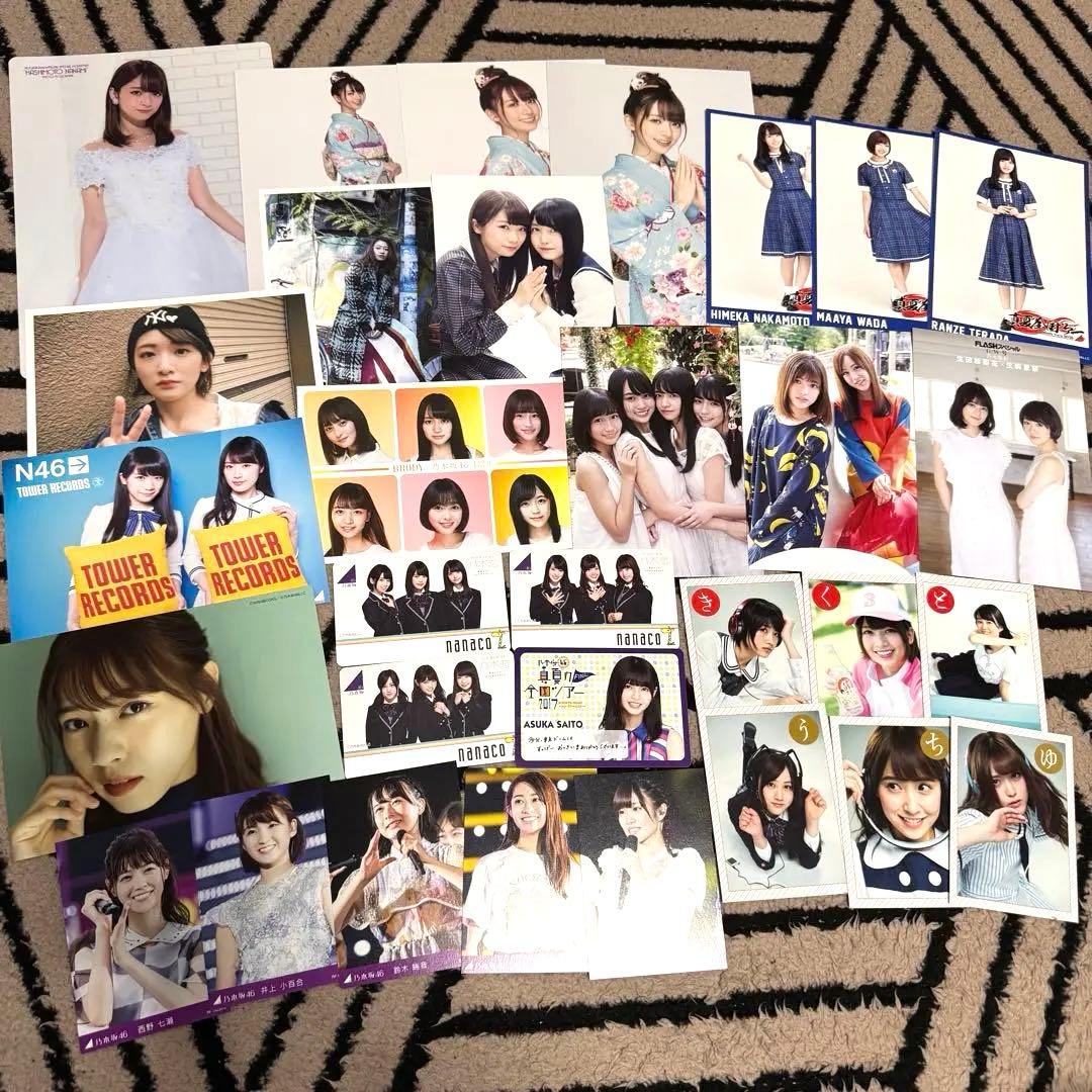 乃木坂46 グッズまとめ売り 生写真 ポストカード nanacoカードほか
